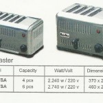 Bread Toaster 4 pcs & 6 pcs